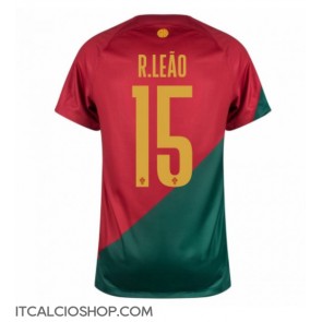 Portogallo Rafael Leao #15 Prima Maglia Mondiali 2022 Manica Corta